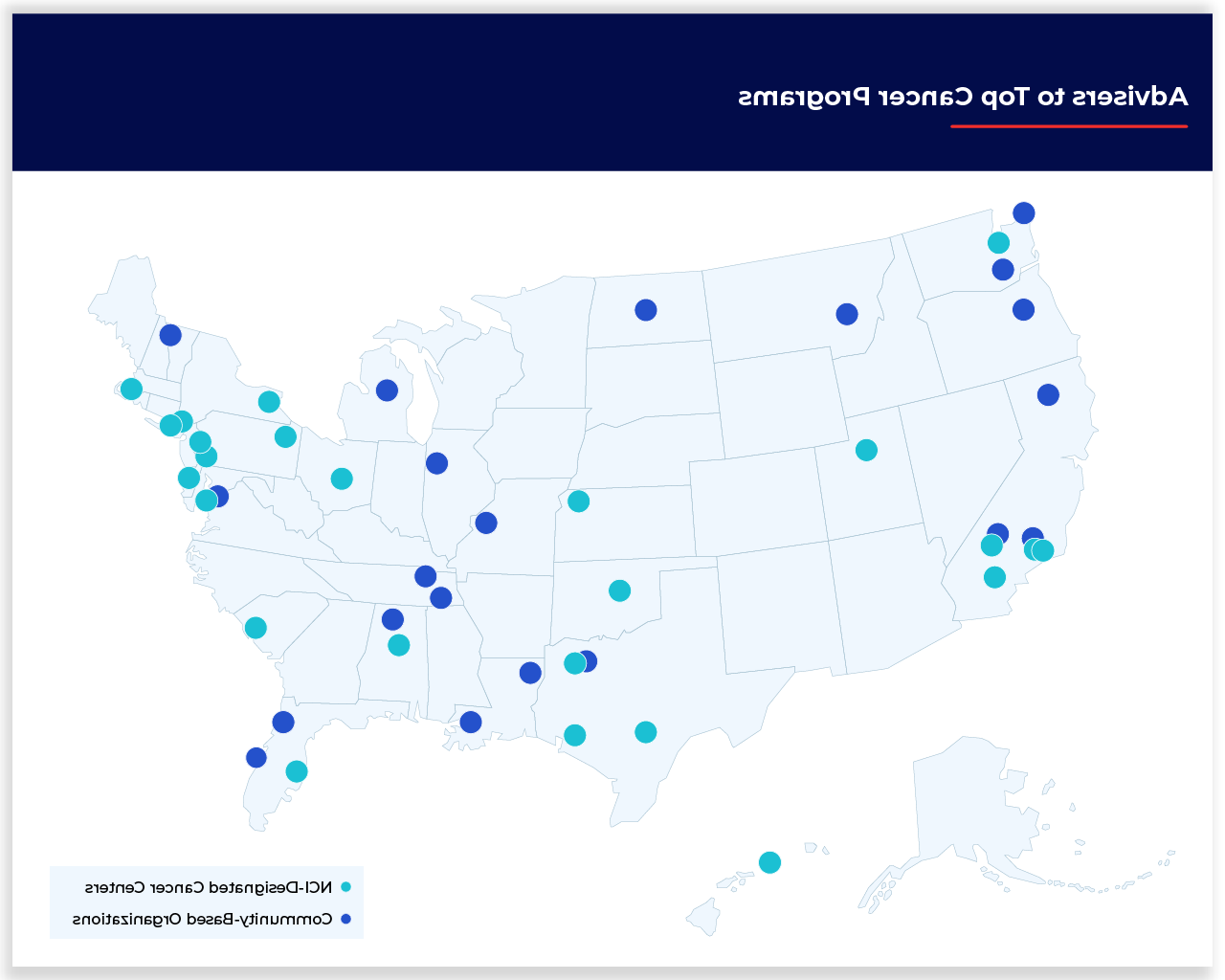 Advisors to top cancer programs across the US